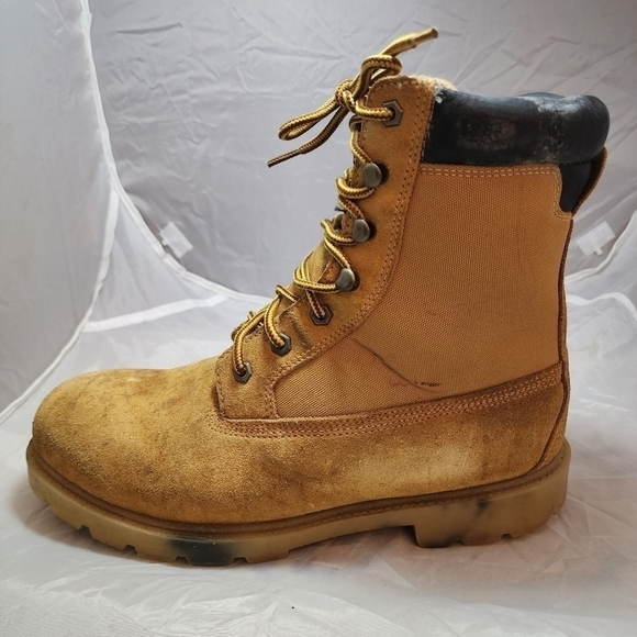 Brahma Boss Tan Leather Tall Work Boots Men\'s Size 11 Thinsulate Insulation EUC main image 16